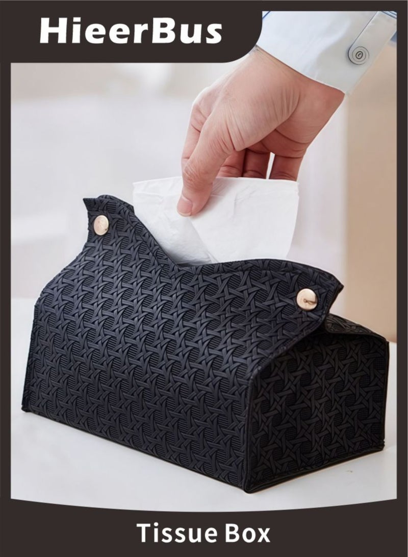 هيرباص الأنسجة مربع بو الجلود الأنسجة حامل للحمام ، منضدية ، سيارة. - Image 1