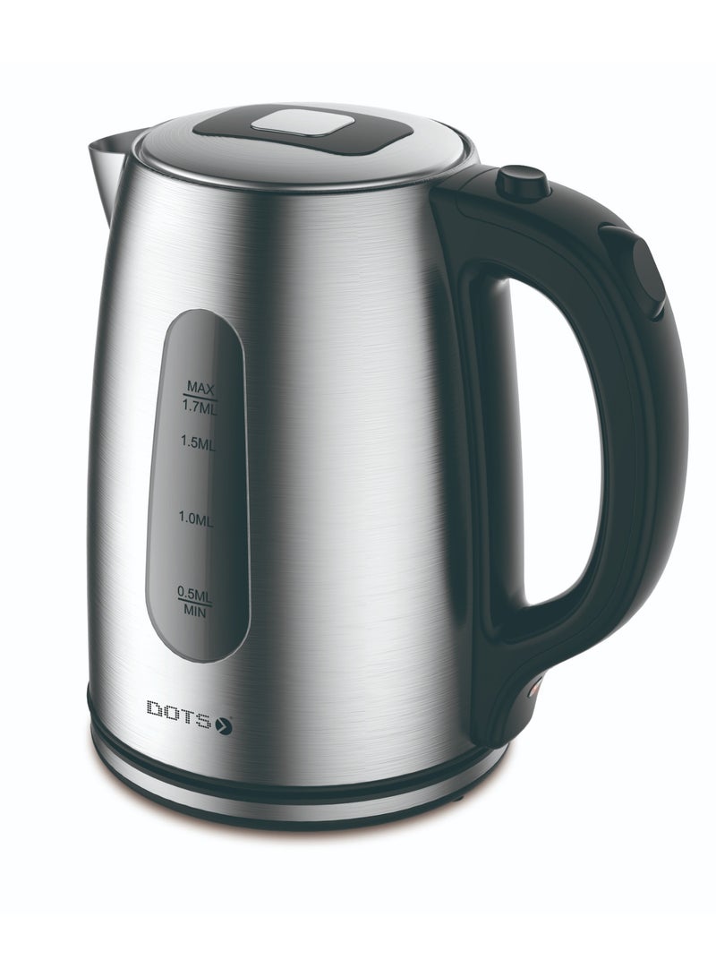 دوتس غلاية كهربائية 2200 واط، سعة 1.7 لتر، بغطاء أوتوماتيكي وحماية من الغليان الجاف