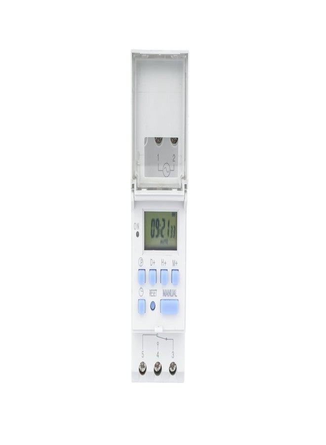 MAXWELL 5 Pin Weekly Programmable Digital Time Switch for DIN Rail Installation | LCD Display | AC 220V - Image 2