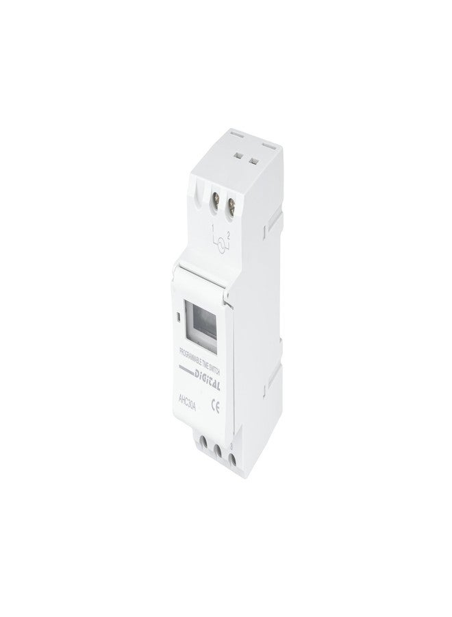MAXWELL 5 Pin Weekly Programmable Digital Time Switch for DIN Rail Installation | LCD Display | AC 220V - Image 1