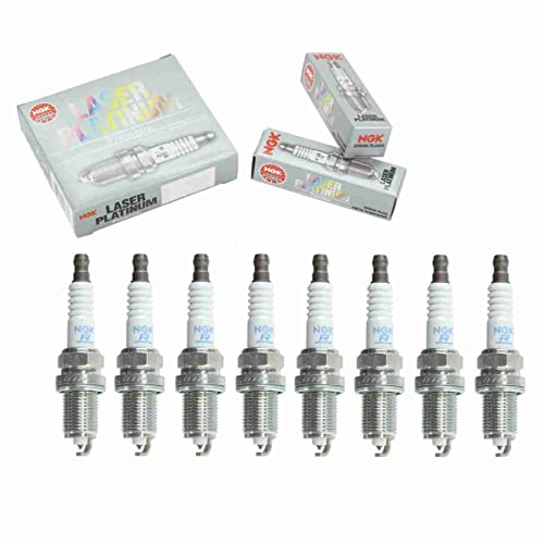 Sixity Auto 8 pc NGK Laser Platinum Spark Plugs compatible with Lexus LS400 4.0L V8 1990-2000 - Image 1