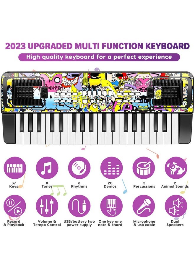 Piano Keyboard For Kids, Piano For Kids Music Keyboards 37 Keys Electronic Pianos With Music Book Bracket Musical Toys For Toddlers Kids Beginners 3-8 Years Old Girls Boys - pzsku/Z82D6ED4FC715959B35A3Z/45/_/1733730089/118ee9e6-4da3-4fc1-adbe-7f3d922659cf