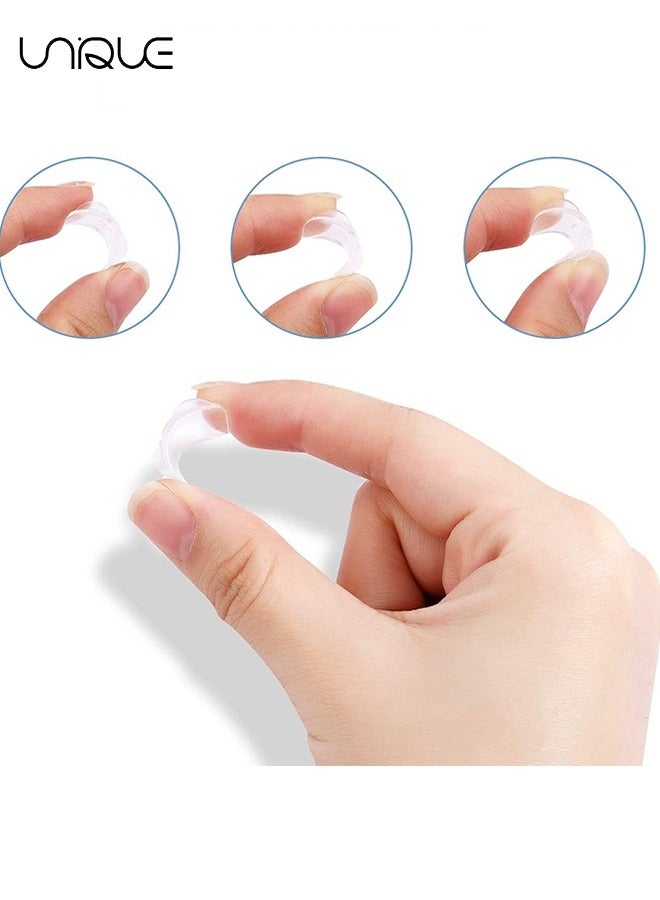 Unique Ring Size Adjuster, 8 Pcs Invisible Ring Size Adjuster for Loose Rings with 8 Sizes, Ring Adjuster Fit Any Rings Guard Spacer, Ring Size Reducer Spacer Ring Guard - Image 4