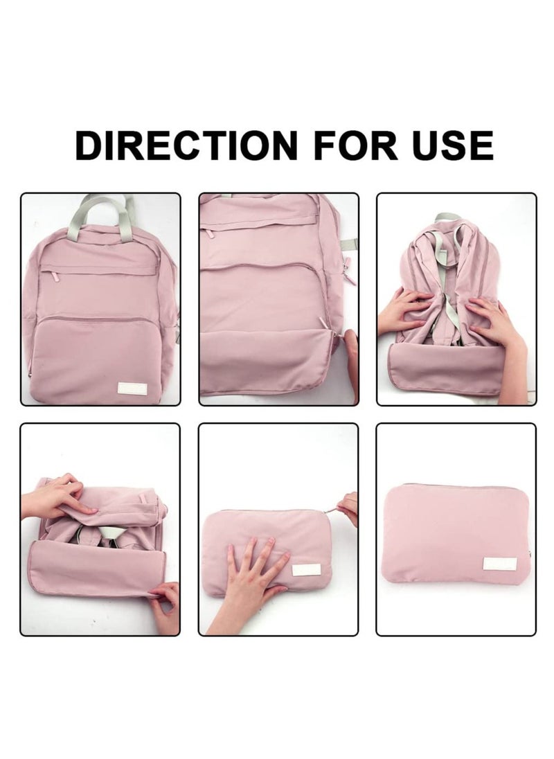 SYOSI Foldable Backpack Hiking Backpack Beautiful and Sophisticated Lightweight Daypack Large Capacity Lightweight Packable Backpack for Work School Camping Travel  - Image 4