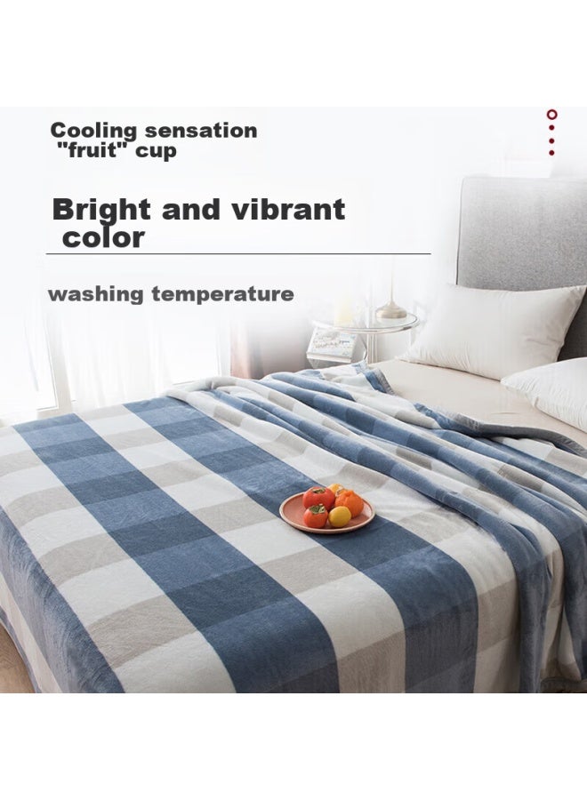 Avivi Aiwei Blanket, Summer Single Nap Blanket, Towel Blanket, Shawl, Air Conditioning Blanket, Liangpin Ge 150*200cm - Image 5