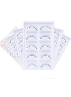 FADLASH Practice Lashes for Lash Extensions FADLASH 25 Pairs Self Adhesive Eyelashes Lash Extension Strip Eyelashes for Lash Mannequin Head Eyelash Extension Supplies Black  - Image 1