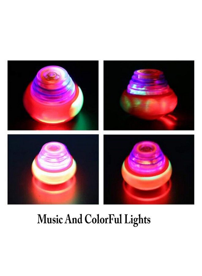 VIBGYOR Products Laser Spinning Top With Light And Music For Kids (Pack Of 1 Random Cartoon Characters) - Image 4