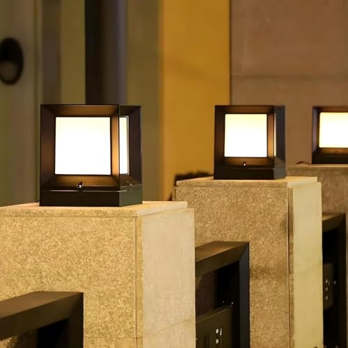 Lyse Decor Gate Light for Home Gate Decoration | Waterproof Outdoor Lamp | Main Gate Light, Pillar Light Outdoor (GL27, Pack of 2) - Image 2
