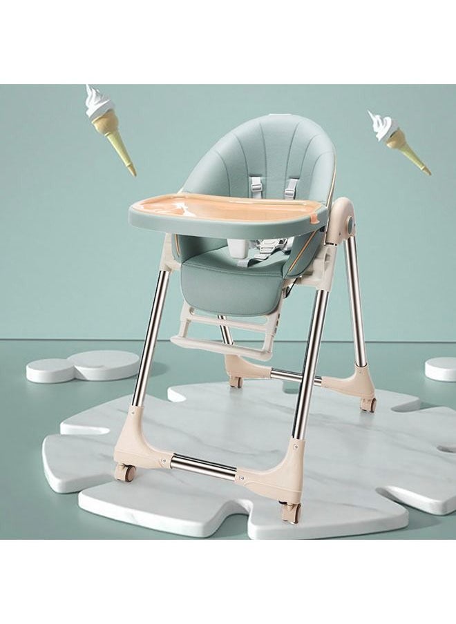 hibobi - Adjustable Multifunctional Portable Foldable Dining Highchair With Removable Tray - Image 1