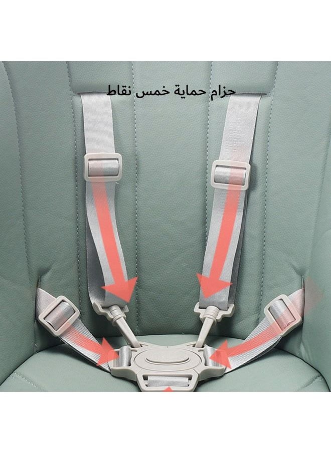 hibobi - Adjustable Multifunctional Portable Foldable Dining Highchair With Removable Tray - Image 1