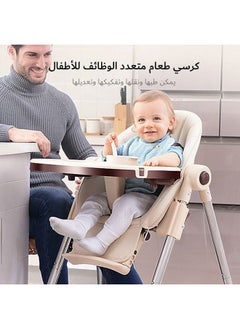 hibobi Adjustable Multifunctional Portable Foldable Dining Highchair With Removable Tray  - Image 3