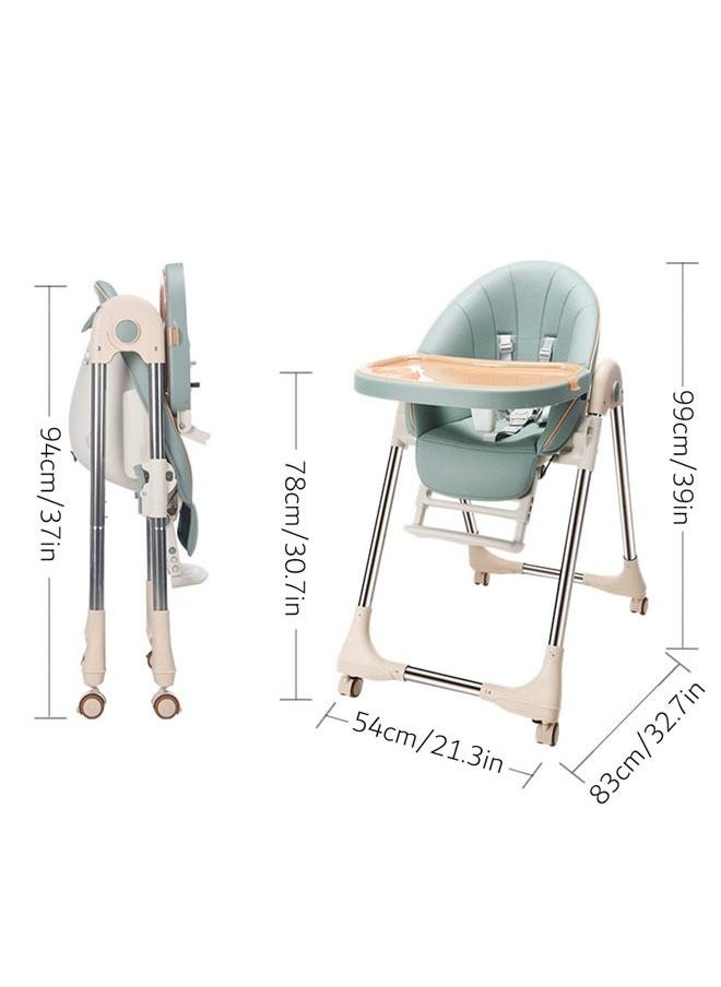 hibobi - Adjustable Multifunctional Portable Foldable Dining Highchair With Removable Tray - Image 1