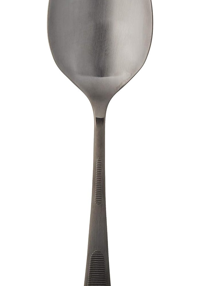 Mercer Culinary 18-8 Stainless Steel Plating Spoon, 9 Inch, Matte Black - Image 2