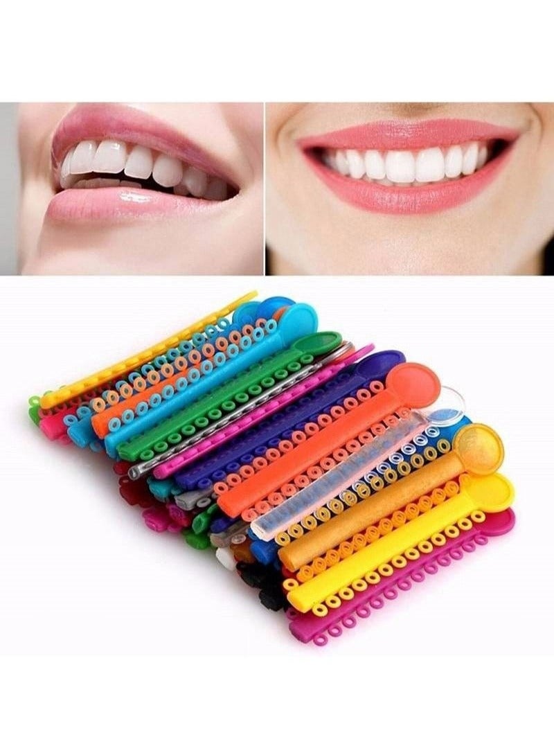 Generic Dental Ligature Orthodontic Gun for Braces Dispenser Elastic Band Tool  Bracket Kit Including Orthodontic Clip Tool and Loop Rubber Band, Bracket Rubber Band, Ligas Para Bracket Ortodoncia, Bracket Rubber Band Tool (40 pcs) - Image 5