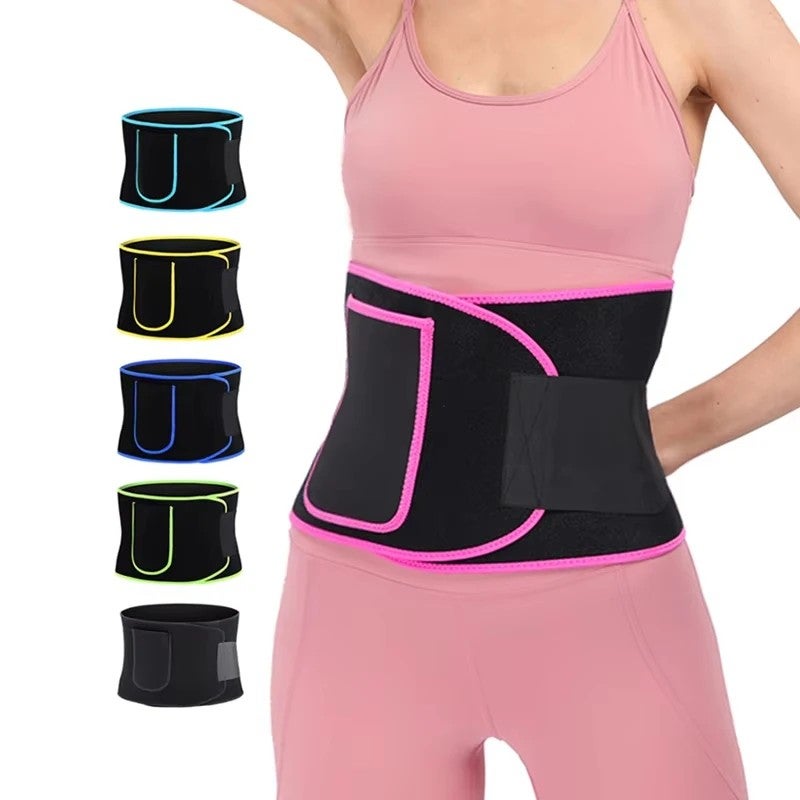 Bluejw High Quality Neoprene Workout Sauna Sweat Slimming Tummy Trimmers Waist Trainer Belt - Waist Trimmers for Women Men - Abdominal Trainer - Image 5