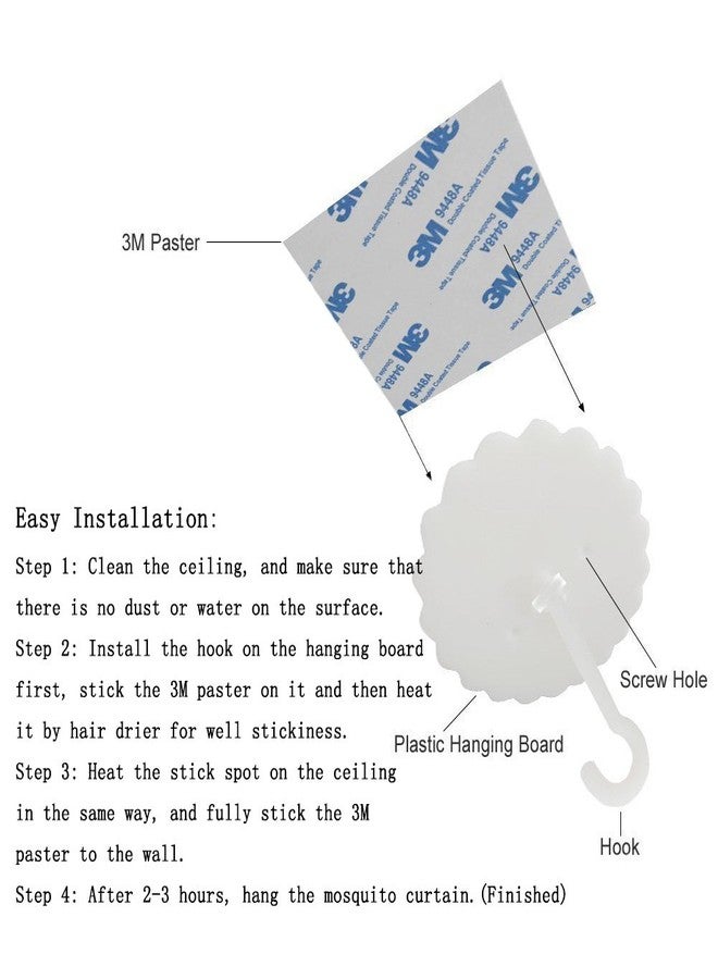NYDECOR Mosquito Net Canopy Bed Curtains Dome Princess Stars Bed Tent for Girls Boys Kids Single Twin Full Queen Size Bed, Room Decor(Blue) - Image 5