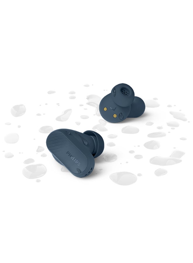 Philips True Wireless Earbuds, TWS Bluetooth 5.3 with Hybrid ANC, AI Clear Calls, Dynamic Bass Boost, IPX4 Waterproof, Touch Controls, USB-C Charging Case, Up to 24H Battery Life, TAT3509,  Blue blue - Image 2