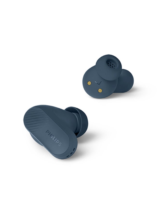 Philips True Wireless Earbuds, TWS Bluetooth 5.3 with Hybrid ANC, AI Clear Calls, Dynamic Bass Boost, IPX4 Waterproof, Touch Controls, USB-C Charging Case, Up to 24H Battery Life, TAT3509,  Blue blue - Image 5