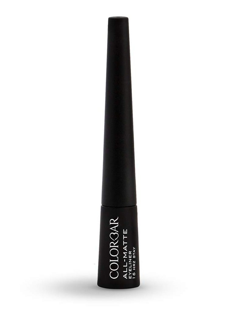 Colorbar All Matte Eyeliner Black 001 2.5ml - Image 1