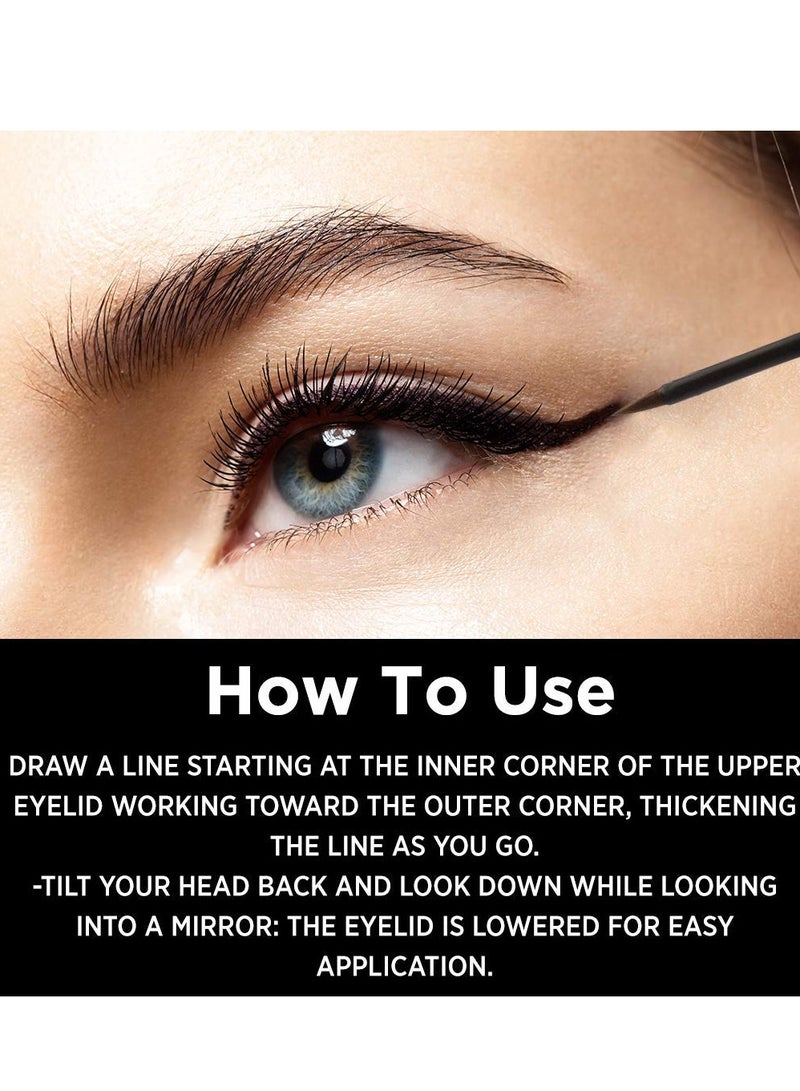 Colorbar All Matte Eyeliner Black 001 2.5ml - Image 4