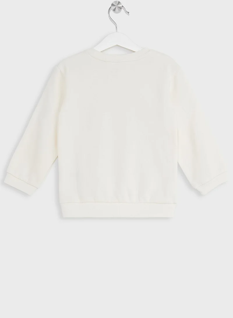 H&M Infant Minnie Print Sweatshirt And Sweatpants Set