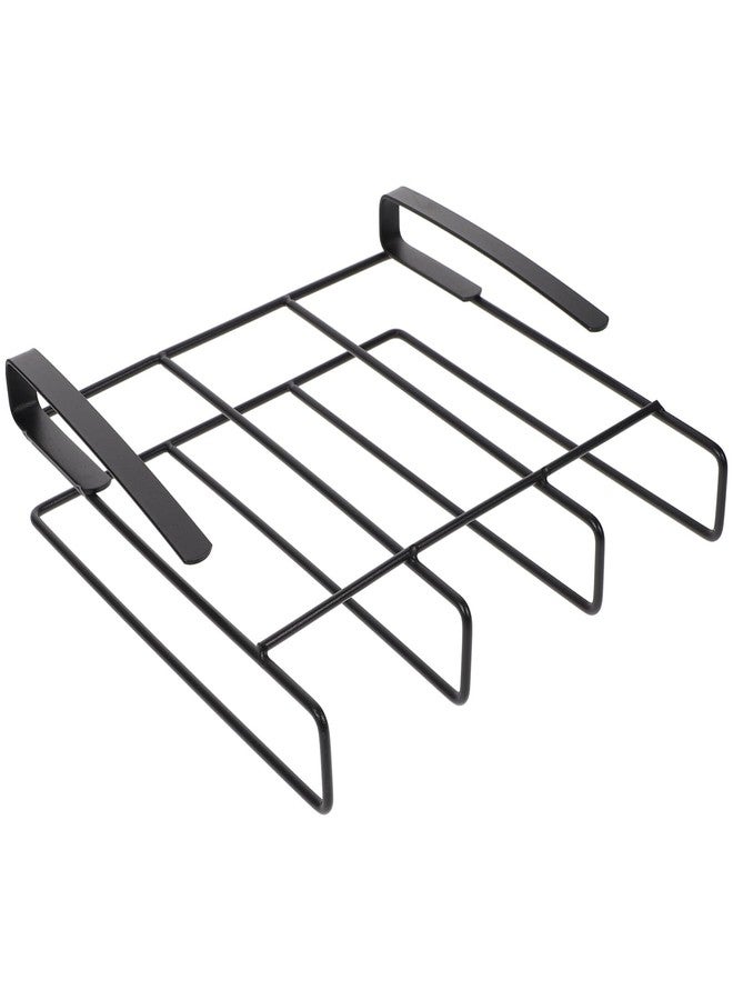 DEARMAMY Hanging Cutting Board Rack Cabinet Organizer Metal Holder for Kitchen Supplies Storage with Pot Lid and Mug Space 10.23X9.84X2.75 Inch - Image 1