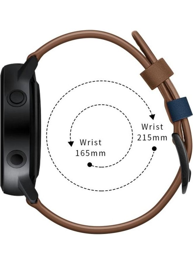 NIBEMINENT Replacement Strap for Huawei Watch GT2e / GT2 22/46mm Brown  - Image 5