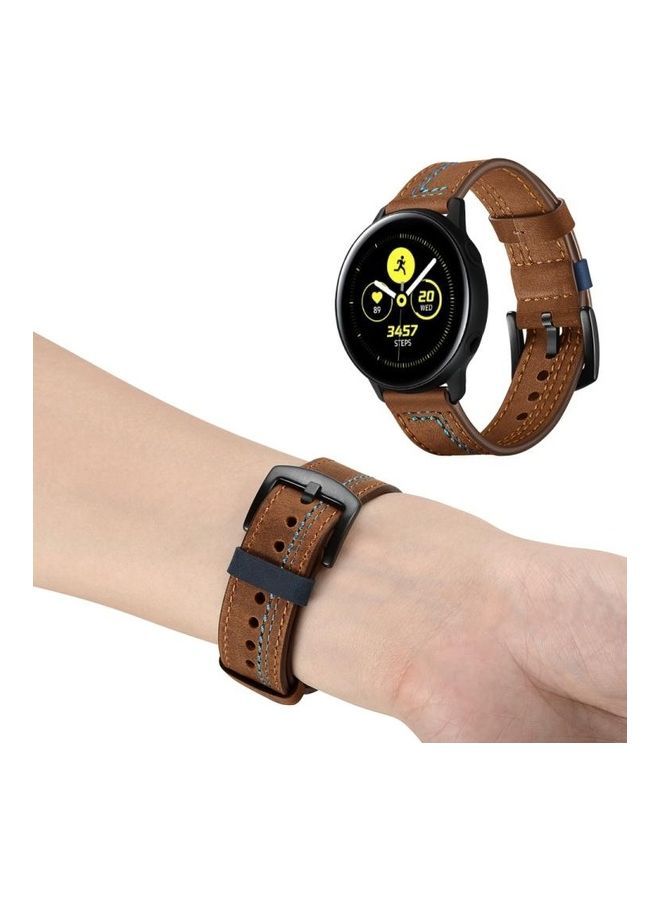 NIBEMINENT Replacement Strap for Huawei Watch GT2e / GT2 22/46mm Brown  - Image 4
