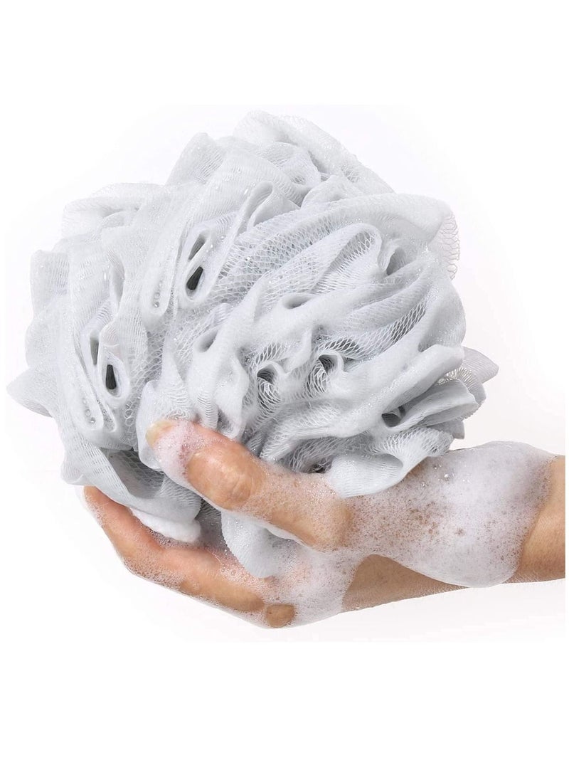 Generic Bath Shower Sponge Loofahs (60g/pcs) Mesh Pouf Shower Ball Mesh Bath and Shower Sponge Pack of 4  - Image 2