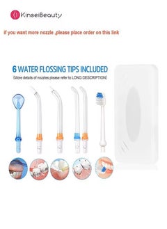 KinseiBeauty Water Dental Flosser for Teeth Cleaning, Dental Oral Irrigator with 5 Modes, 5 Jet Nozzles, 1 Toothbrush Head, IPX7 Waterproof, 300ML Water Tank  - Image 2