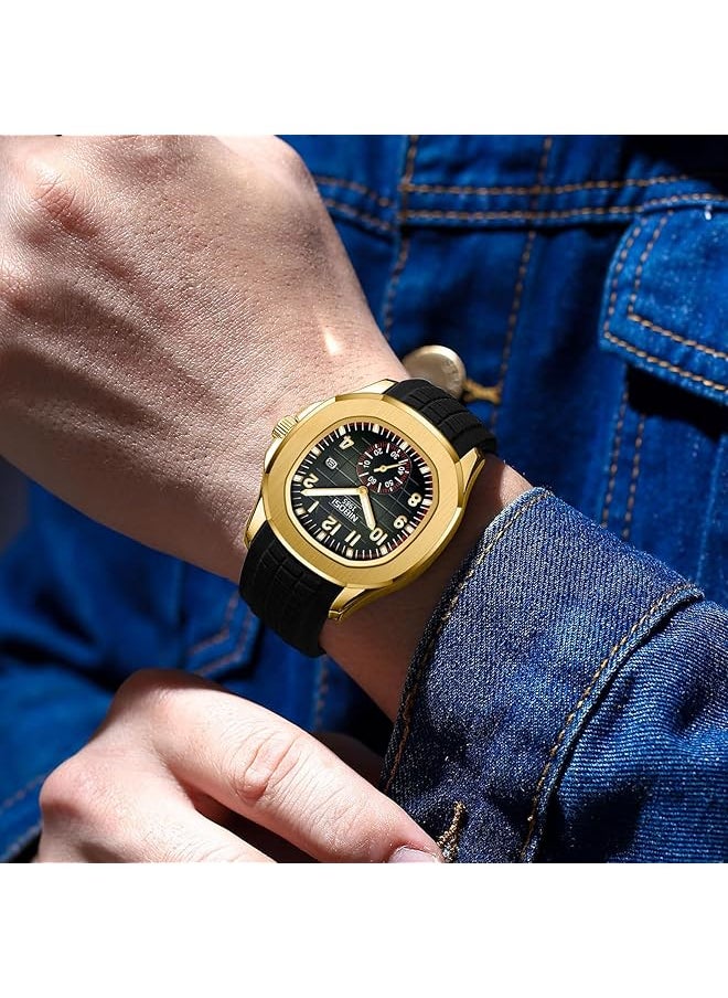 NIBOSI - Men Watches Analog Quartz Wrist Watch Men Stainless Steel Waterproof Date Business Casual Fashion Design Watches For Men - Image 1
