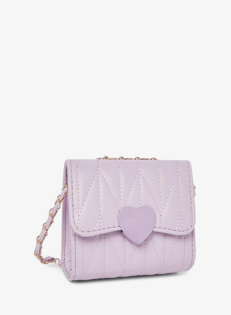Styli Quilted Shoulder Bag with Chain Strap and Magnetic Closure - Image 1