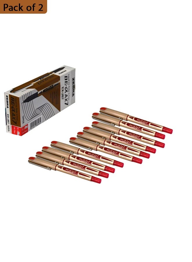 ZEBRA 2 sets of 10 ballpoint pens - Image 1