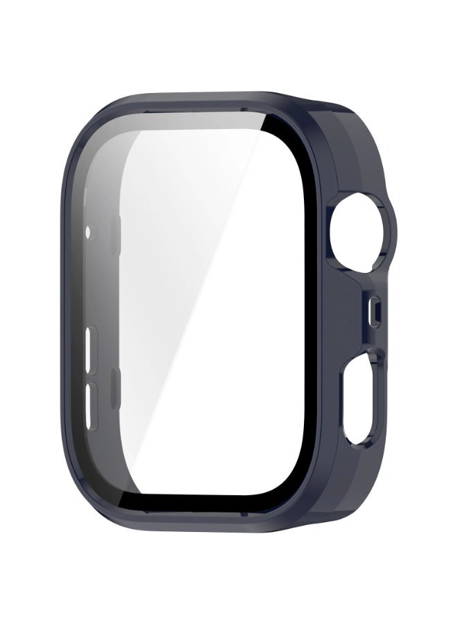 PC Case + Screen Protector For Huawei Watch Fit 4 All-around Anti-scratch Frame Screen Protective Shell (Blue) - Image 3