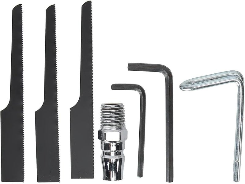 Pneumatic Reciprocating Saw 10000BPM Zinc Alloy Body Anti Vibration Grip for Metal Wood DIY - Image 5