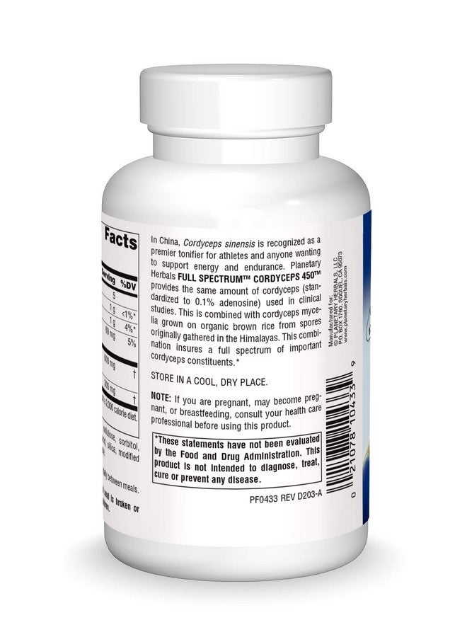 Planetary Herbals Cordyceps 450 Full Spectrum, Chinese Tonic for Endurance - Image 2