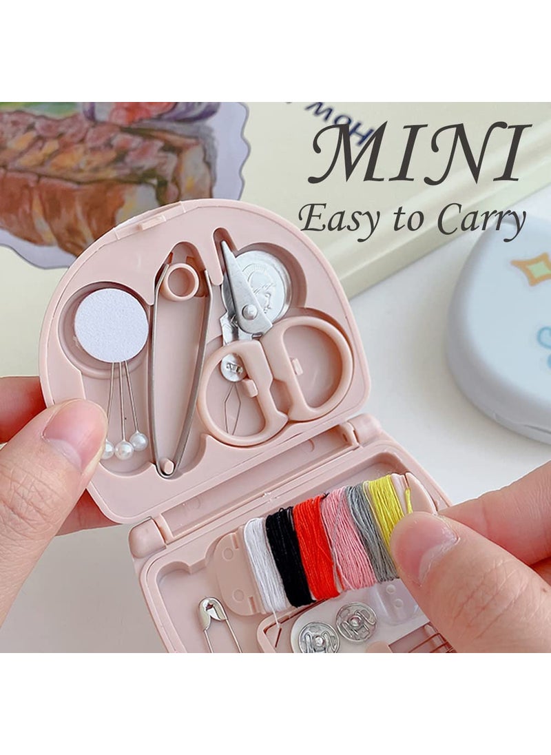 RIANZ RIANZ Mini Travel Sew Kit Beginner Mini Sewing Box Pocket Folding Sewing Kit, with Sewing Needle, Thread, Cutton, Pin, Scissors, Clip, Needle Threader - 1 Pc  - Image 3
