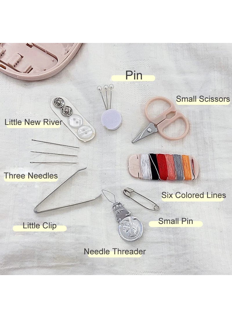 RIANZ RIANZ Mini Travel Sew Kit Beginner Mini Sewing Box Pocket Folding Sewing Kit, with Sewing Needle, Thread, Cutton, Pin, Scissors, Clip, Needle Threader - 1 Pc  - Image 4