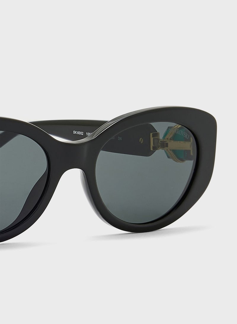 سواروفسكي نظارات شمسية على شكل - Image 4