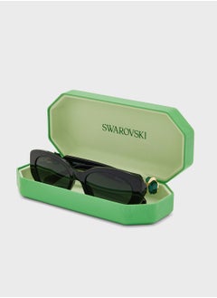 سواروفسكي نظارة شمسية بإطار بيضاوي طراز 0SK6002  - Image 5