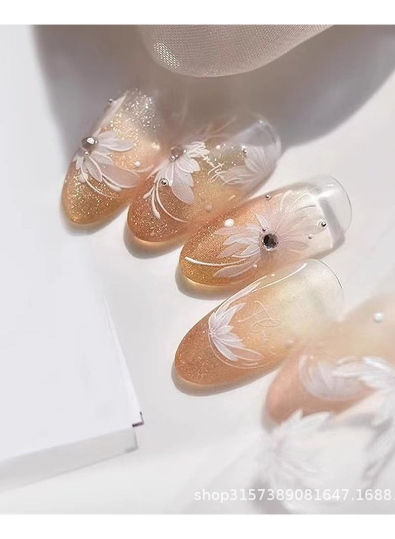 Goolsky Nail Transfer Stickers Set New Butterfly Flower Nail Decorations Beauty - Image 3