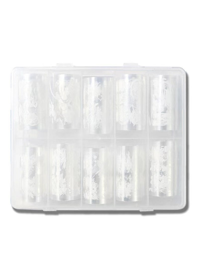 Goolsky Nail Transfer Stickers Set New Butterfly Flower Nail Decorations Beauty - Image 4