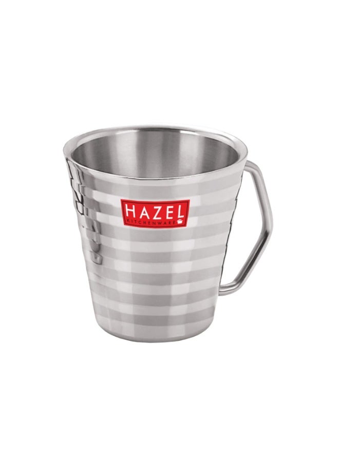HAZEL Stainless Steel Green Tea Coffee Big Classic Mug, Set of 4, 300 ml (Each) - Image 2