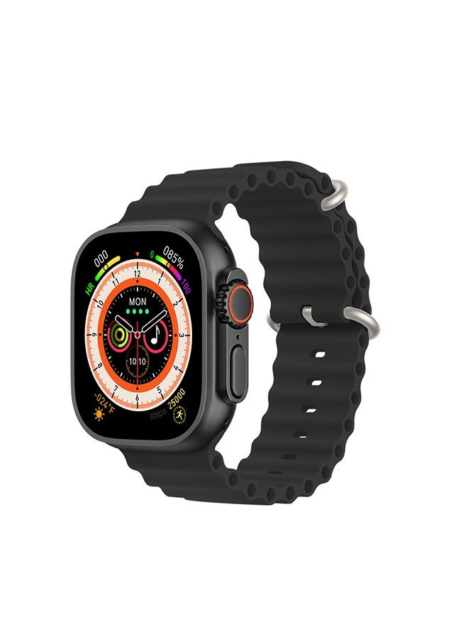 Generic - C800 Ultra2 Watch Ultra 2 - Smart Health Fitness Tracker Sport Watch +addition Charger and Watch Band -Black - Image 1