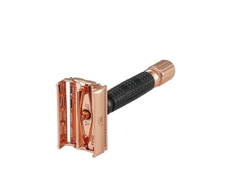 VIKINGS BLADE Double Edge Safety Razor for Men + 5 Swedish Steel Blades + Luxury Case. Smooth, Reusable, Eco-Friendly (Chieftain â€œOdinâ€) - Image 5