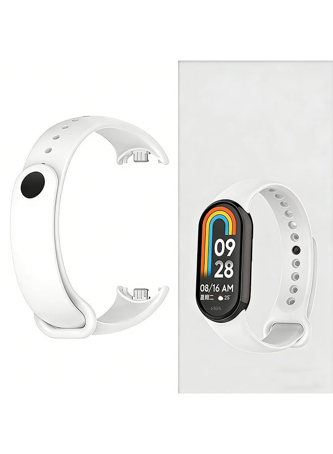Happy D 4-piece replacement strap for Xiaomi Smart Band 8/9/10,Soft Silicone Clip Replacement Band For Xiaomi Mi Band 8/9/10 - Image 4