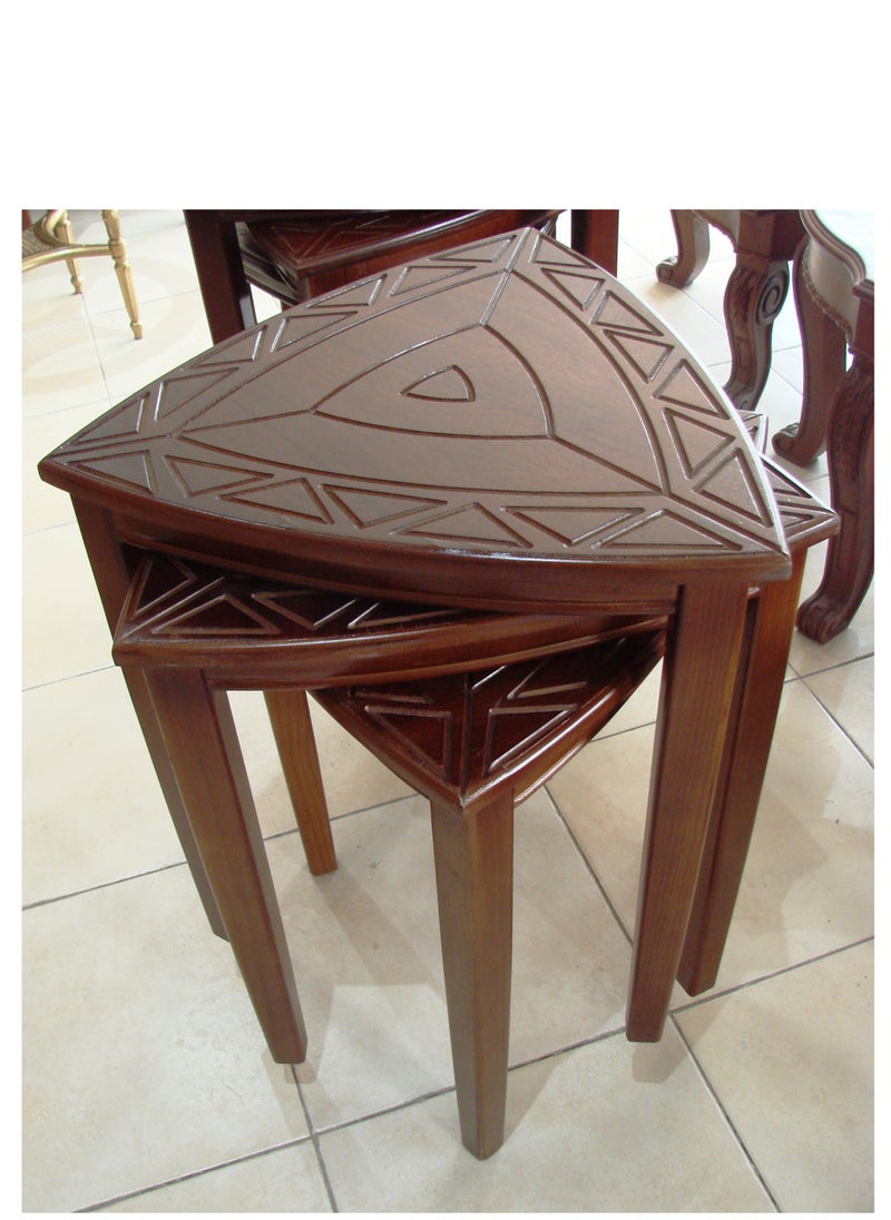 Generic - M Furniture-Nesting Coffee table 17hrBrown - Image 1