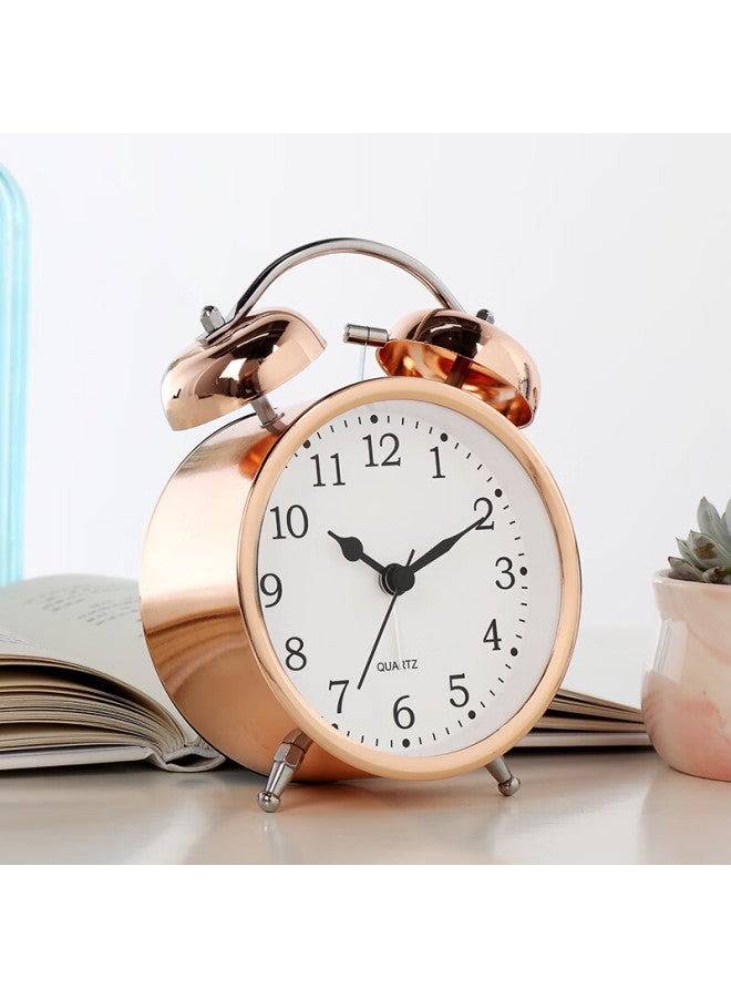 Hense Creative Mechanical Alarm Clock For Students, Bedtime Helper, Children's Alarm Watch, Desktop Hourglass Ha02 Rose Gold - Image 3
