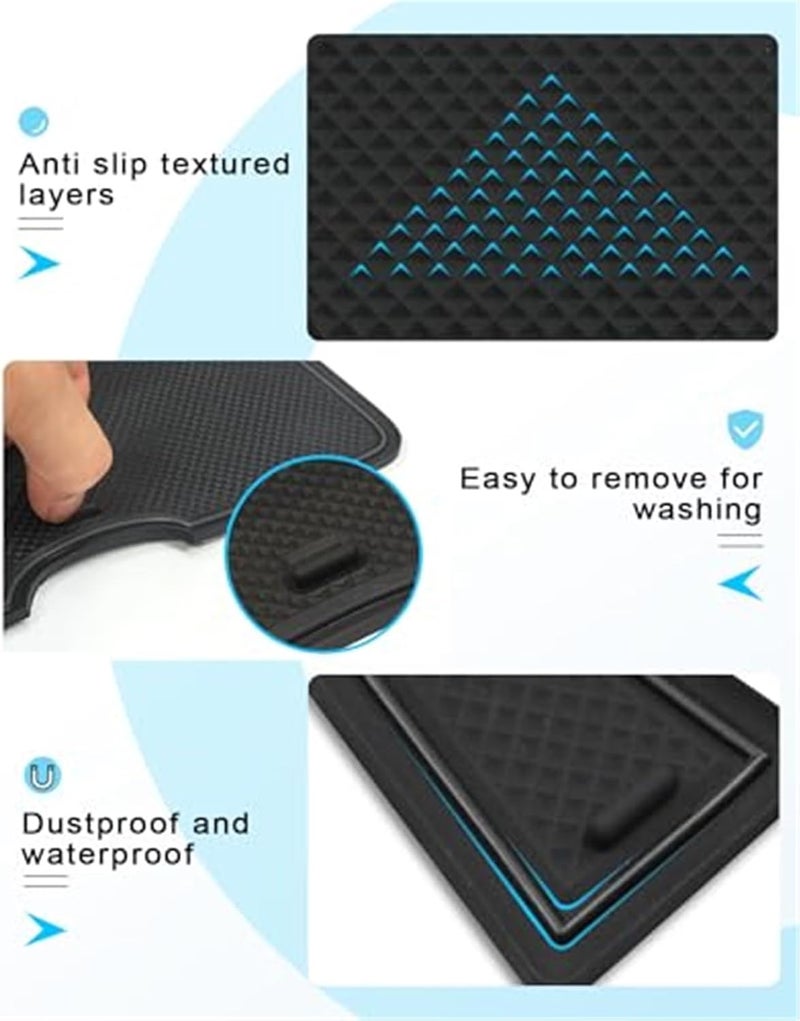 Wivplex Non-Slip Rubber Mats for Kia EV6 - Image 5