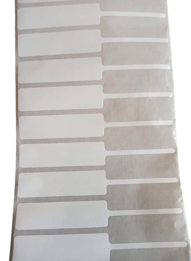 BAR-CODING TECH®, 100mm X 13mm Jewellery Label Tag, Printable 55mmX13mm, Partial Gum/Half Gum, White Colour, Gloss Finish, Polyester Barcode Price Stickers, 1 Roll of 2000 Labels - Image 2